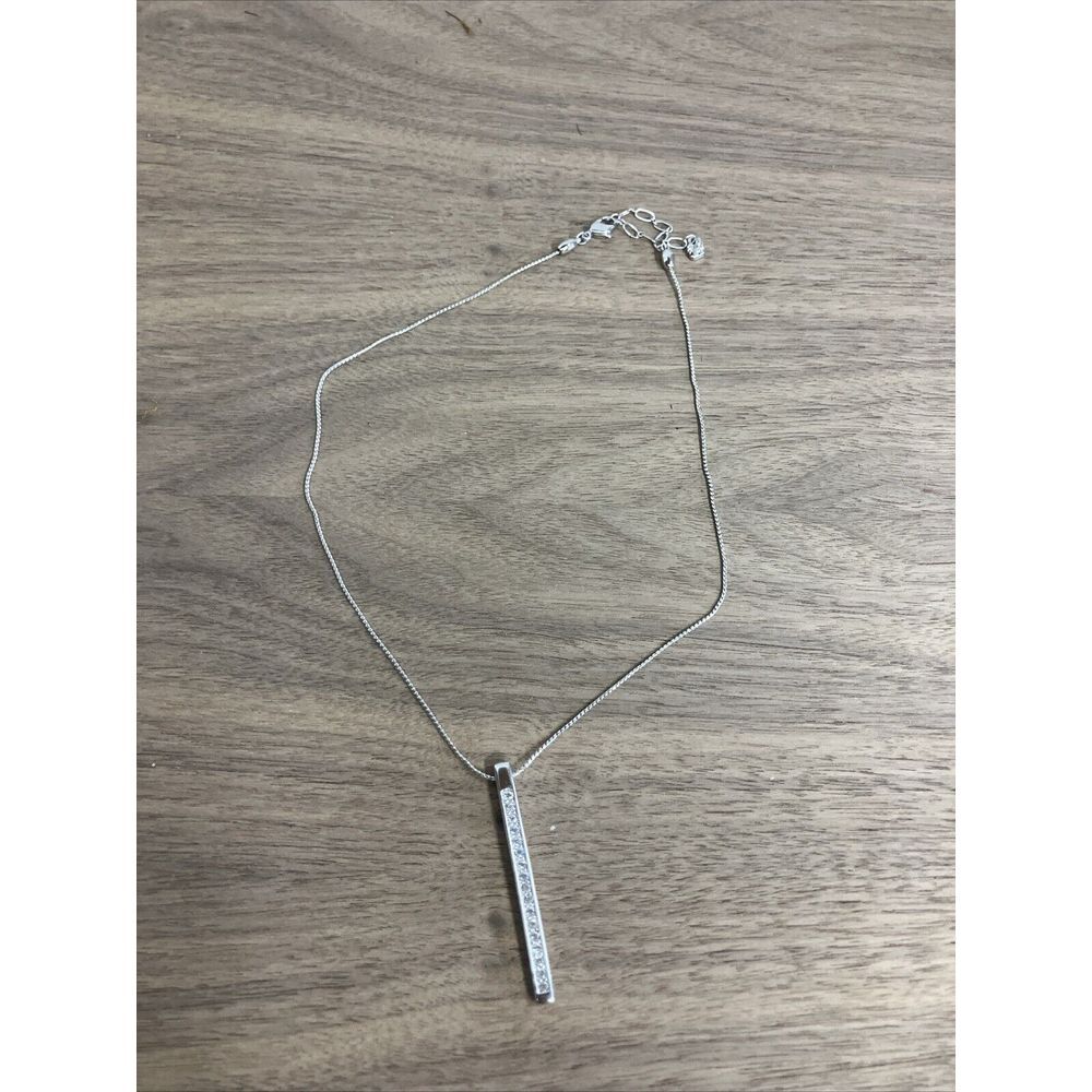 Swarovski Crystal Bar Necklace